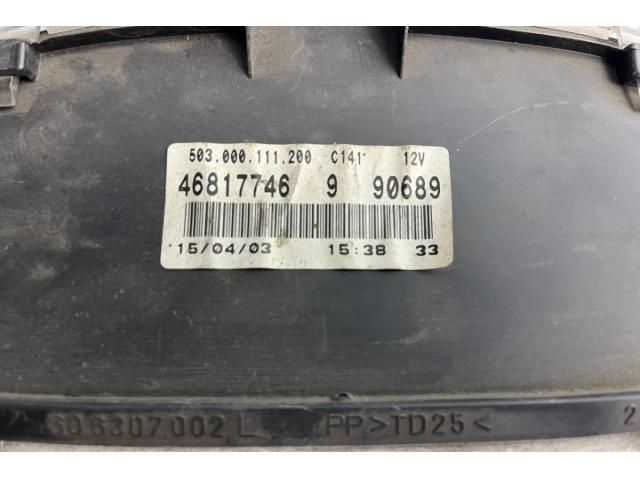 bontott FIAT DOBLO Kilométeróra