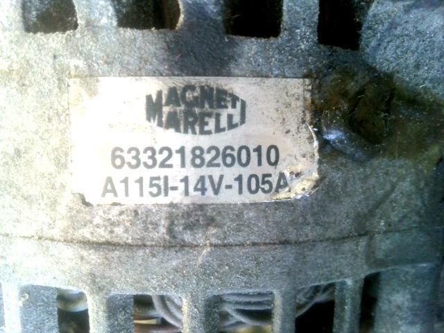 bontott FIAT DOBLO Generátor