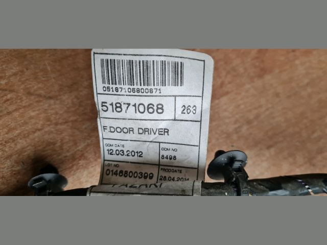 bontott FIAT DOBLO Bal első Ajtó Kábelköteg