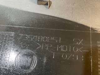 bontott FIAT DOBLO Bal hátsó Csomagtér Burkolat (Műanyag)