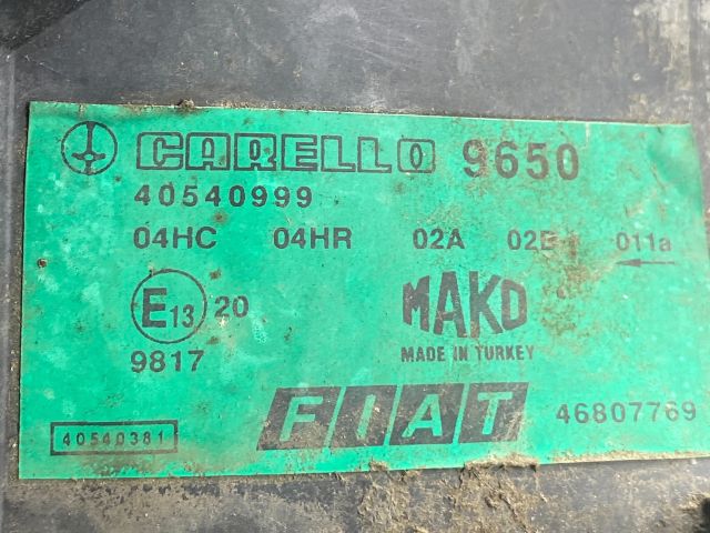 bontott FIAT DOBLO Jobb Fényszóró