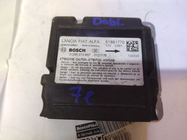 bontott FIAT DOBLO Légzsák Elektronika