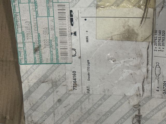 bontott FIAT DUCATO Első Pár Fékbetét