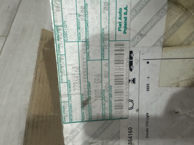 bontott FIAT DUCATO Első Pár Fékbetét