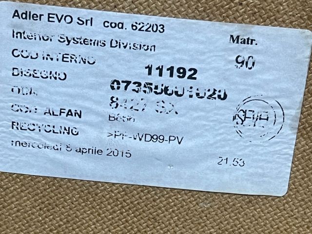 bontott FIAT DUCATO Bal első Ajtó Kárpit