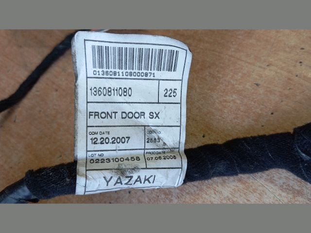 bontott FIAT FIORINO Bal első Ajtó Kábelköteg