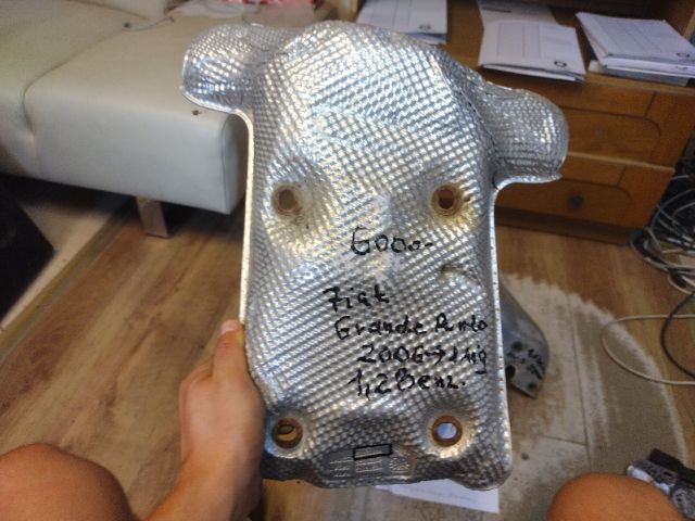 bontott FIAT GRANDE PUNTO Katalizátor Hővédő Lemez