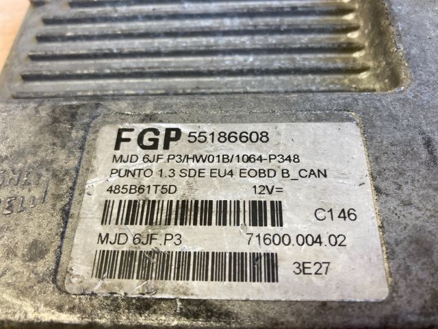 bontott FIAT GRANDE PUNTO Motorvezérlő