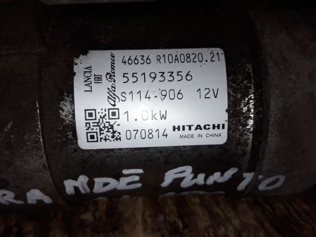 bontott FIAT GRANDE PUNTO Önindító