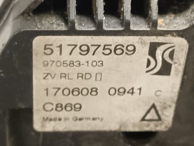 bontott FIAT GRANDE PUNTO Bal hátsó Ajtózár