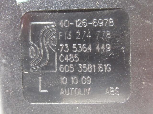 bontott FIAT GRANDE PUNTO Bal hátsó Biztonsági Öv