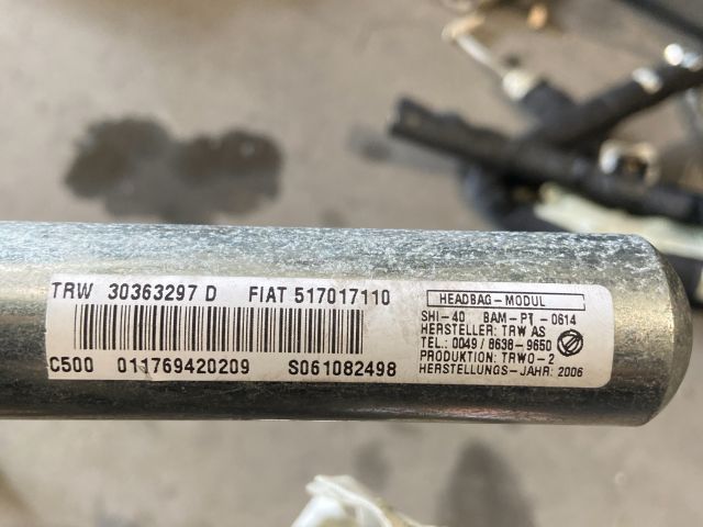 bontott FIAT GRANDE PUNTO Jobb első Függöny Légzsák