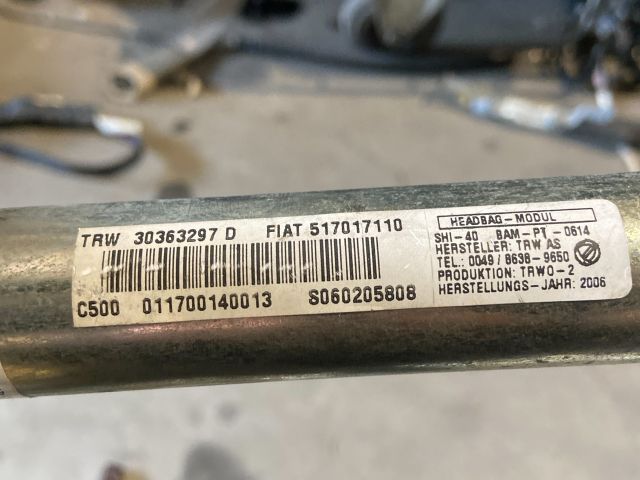 bontott FIAT GRANDE PUNTO Jobb első Függöny Légzsák