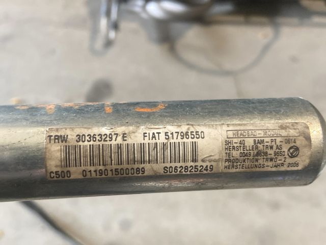 bontott FIAT GRANDE PUNTO Jobb első Függöny Légzsák