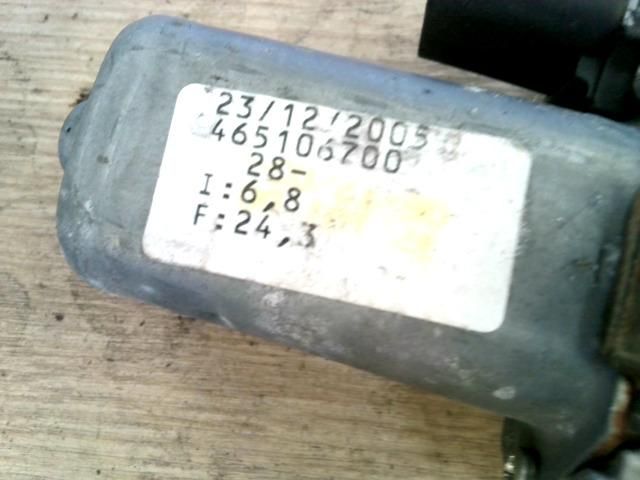 bontott FIAT MULTIPLA Bal első Ablakemelő Szerkezet (Elektromos)