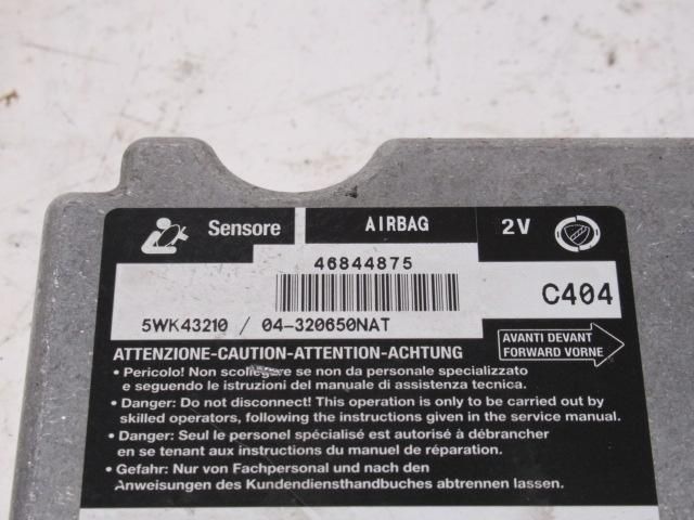 bontott FIAT MULTIPLA Légzsák Elektronika