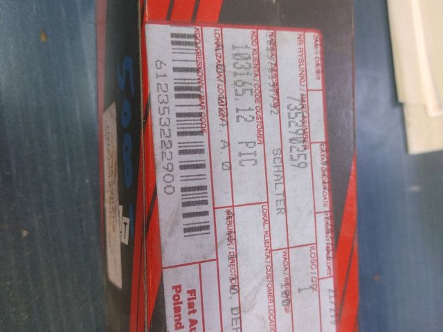 bontott FIAT PALIO Jobb első Ablakemelő Kapcsoló