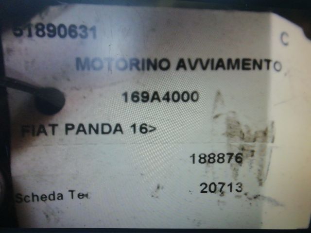 bontott FIAT PANDA Önindító