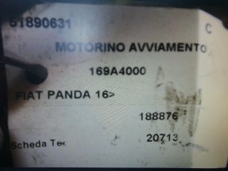 bontott FIAT PANDA Önindító