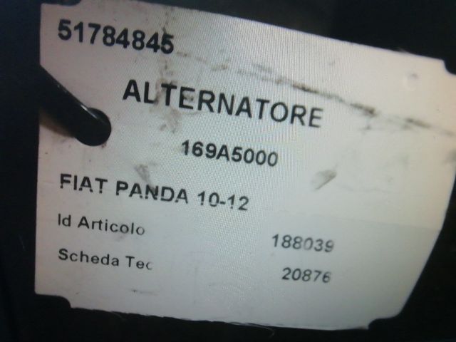 bontott FIAT PANDA Generátor