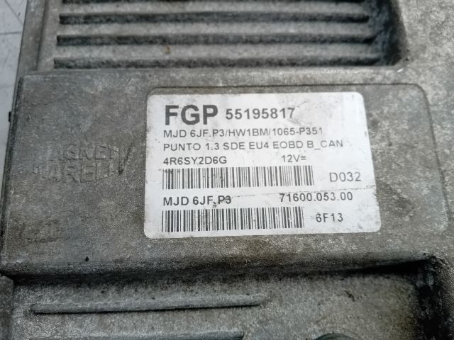 bontott FIAT PANDA Motorvezérlő