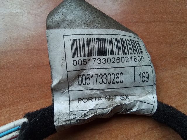 bontott FIAT PANDA Bal első Ajtó Kábelköteg