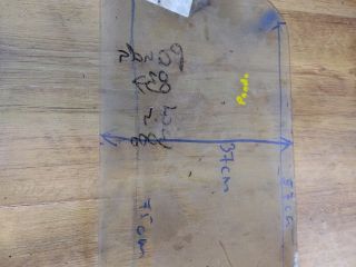 bontott FIAT PANDA Jobb C Oszlop Oldalablak Üveg