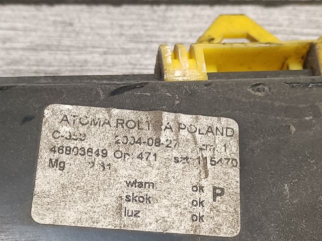 bontott FIAT PANDA Jobb első Ablakemelő Szerkezet (Mechanikus)