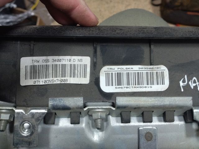 bontott FIAT PANDA Utasoldali Légzsák