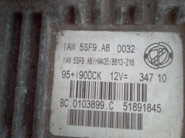 bontott FIAT PUNTO EVO Motorvezérlő