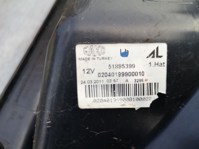 bontott FIAT PUNTO EVO Bal Hátsó Lámpa