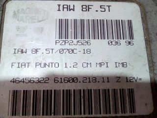 bontott FIAT PUNTO I Motorvezérlő