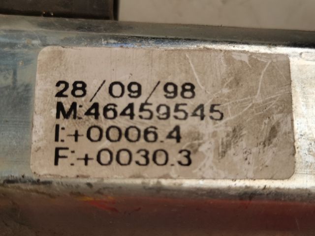 bontott FIAT PUNTO I Jobb első Ablakemelő Szerkezet (Elektromos)