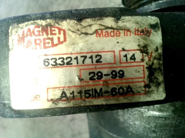 bontott FIAT PUNTO II Generátor