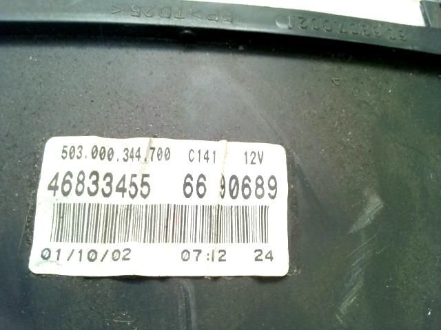 bontott FIAT PUNTO II Kilométeróra