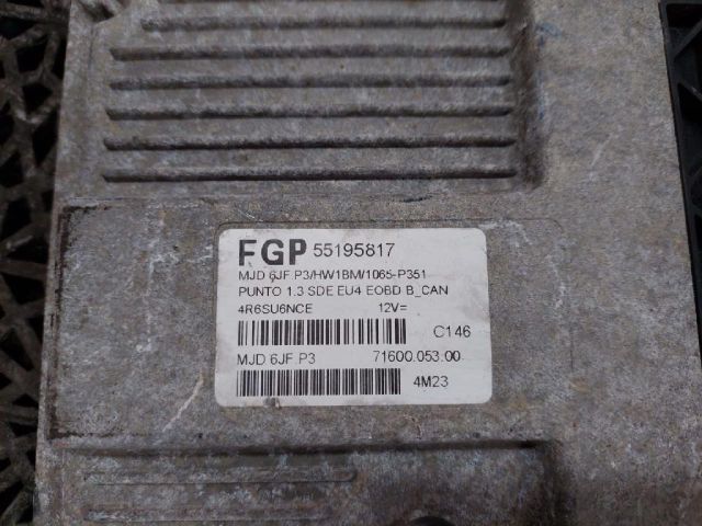 bontott FIAT PUNTO II Motorvezérlő