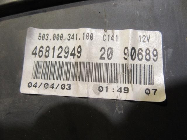 bontott FIAT PUNTO II Kilométeróra