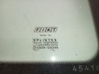 bontott FIAT PUNTO II Jobb C Oszlop Oldalablak Üveg