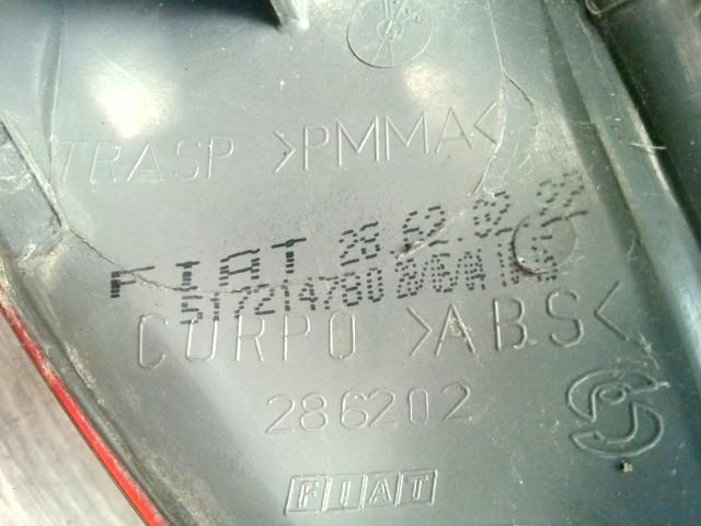 bontott FIAT PUNTO II Jobb Hátsó Lámpa