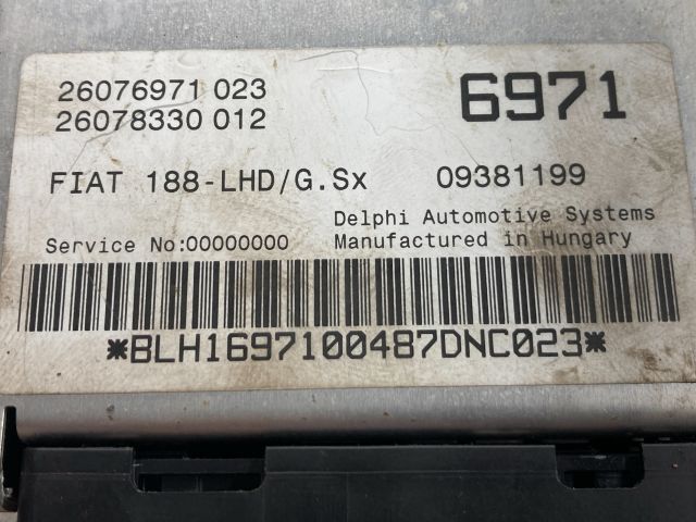 bontott FIAT PUNTO II Kormányoszlop Vezérlő