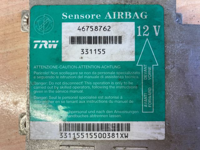 bontott FIAT PUNTO II Légzsák Elektronika