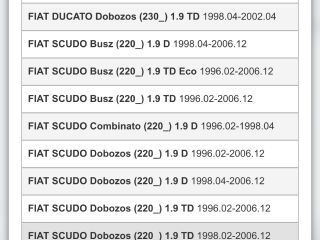 bontott FIAT SCUDO Szíjfeszítő Görgő