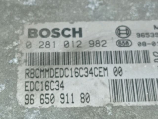 bontott FIAT SCUDO Motorvezérlő