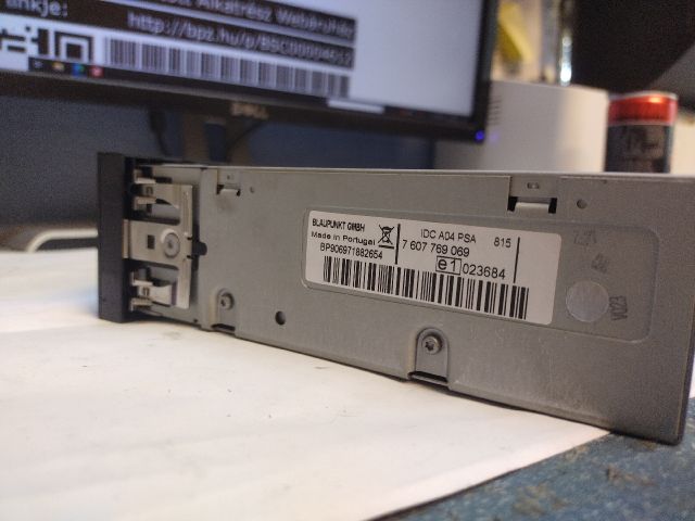 bontott FIAT SCUDO CD / DVD Tár