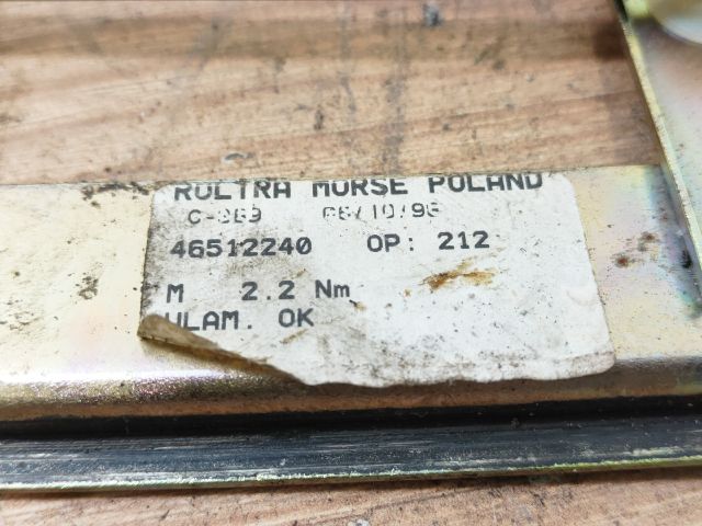 bontott FIAT SEICENTO Jobb első Ablakemelő Szerkezet (Mechanikus)