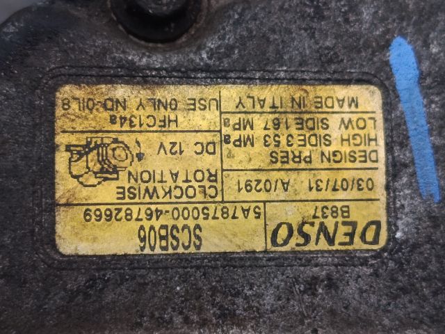 bontott FIAT STILO Klímakompresszor