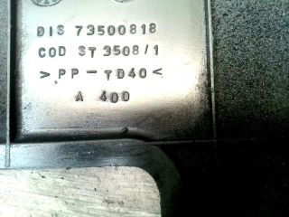 bontott FIAT STILO Komplett Vezérlés Burkolat