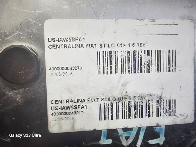 bontott FIAT STILO Motorvezérlő