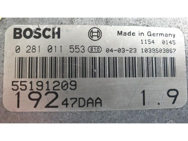 bontott FIAT STILO Motorvezérlő