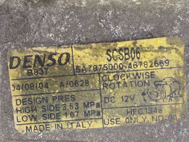 bontott FIAT STILO Klímakompresszor